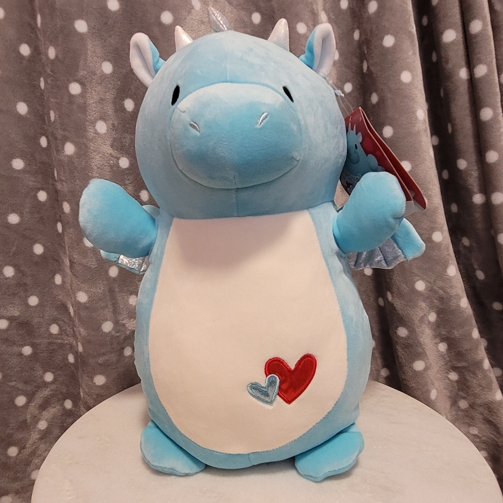 Miles the Dragon 14" Squishmallow Hugmee